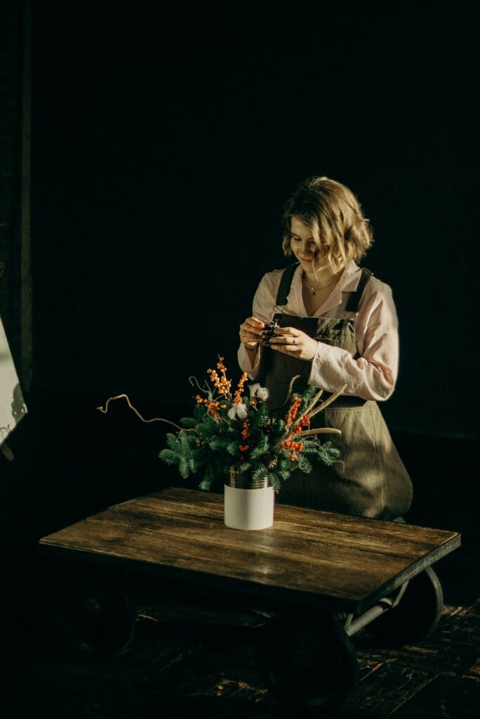 Wedding florist social media posts