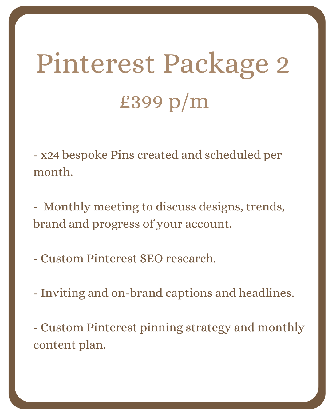 Wedding Industry Pinterest Services