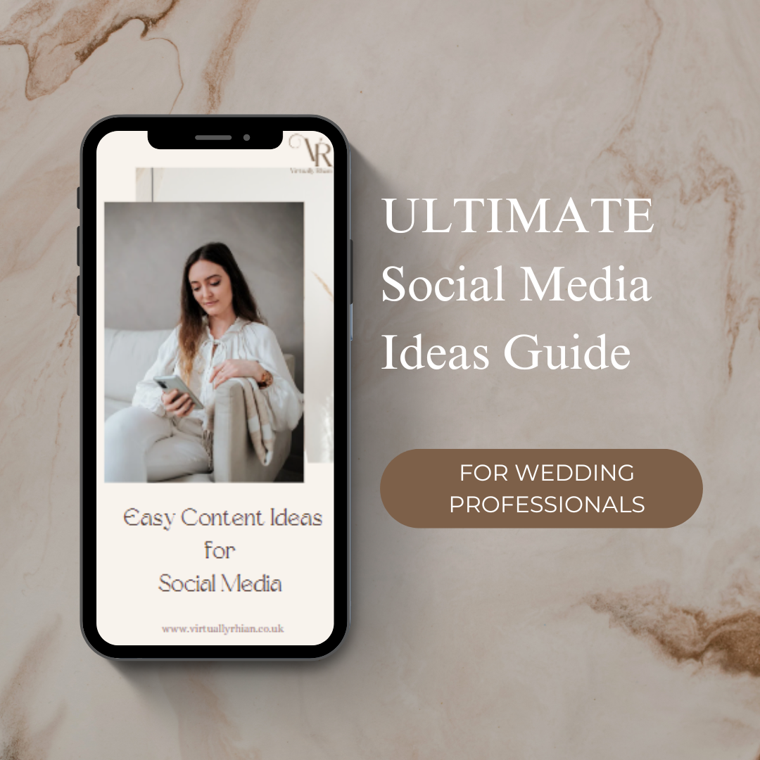 Ultimate social media guide for wedding professionals