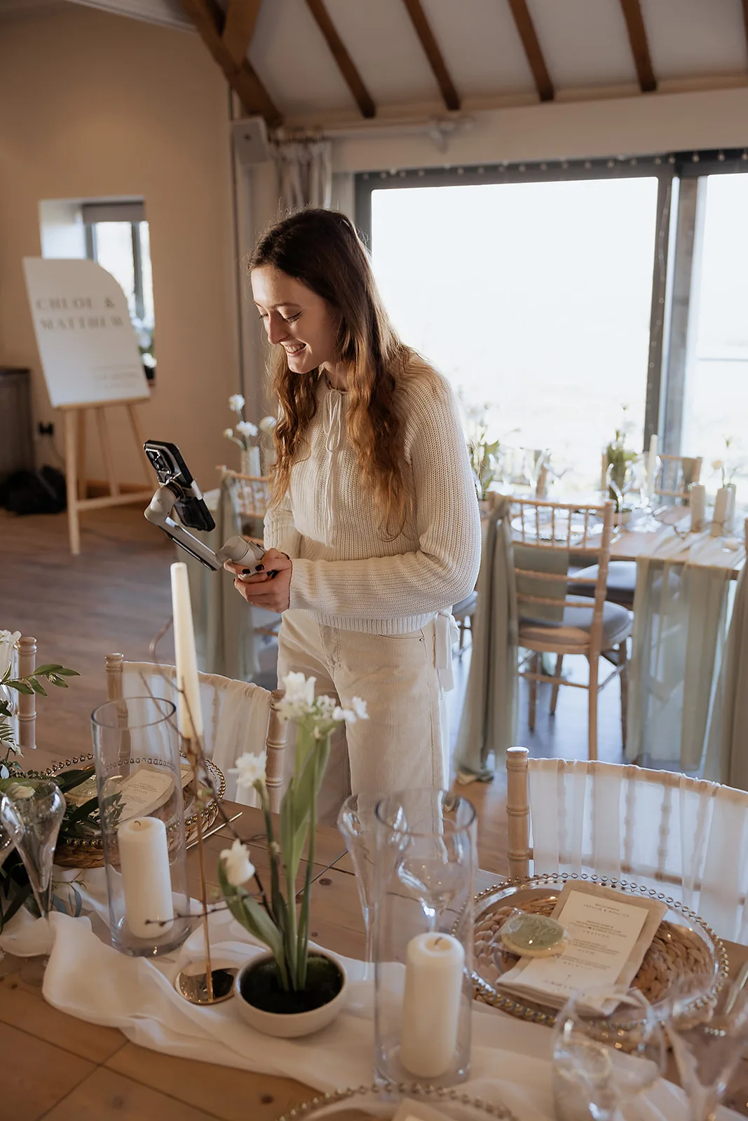 wedding day content creator
