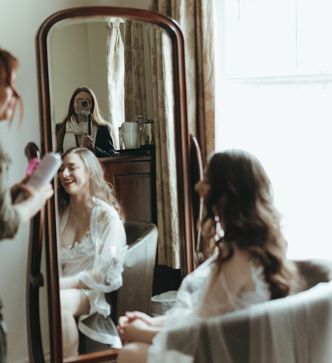 wedding day content creator